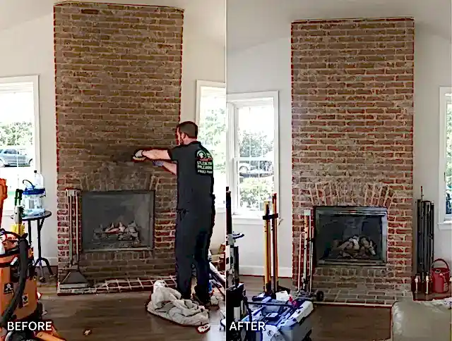 Finished chimney sweeping service by Gilbert Chimney Sweep in Gilbert, AZ