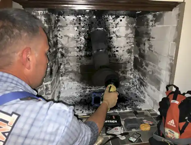 Creosote removal service by Gilbert Chimney Sweep in Gilbert, AZ