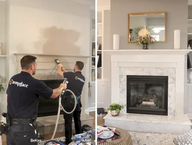Professional soot removal by Gilbert Chimney Sweep team in Gilbert, AZ